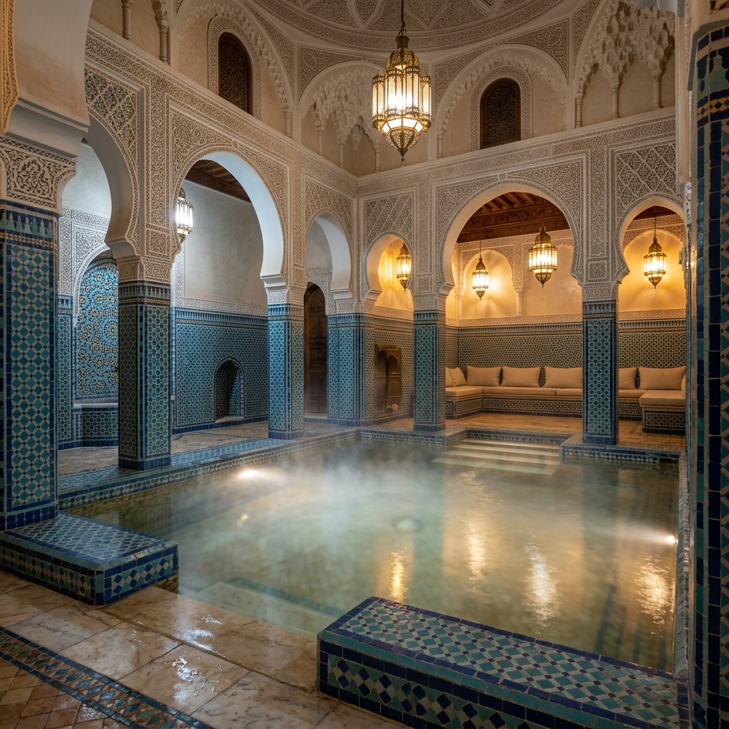 Zellige Hammam Pool